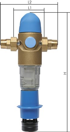 Exemplaire exposé: Filtre à rétrolavage pour eau potable, R 3/4" jusqu’à R 1 1/4"